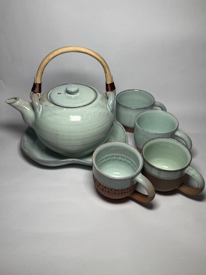 Ceramic Teapot and Cup Set