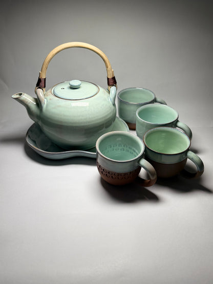 Ceramic Teapot and Cup Set