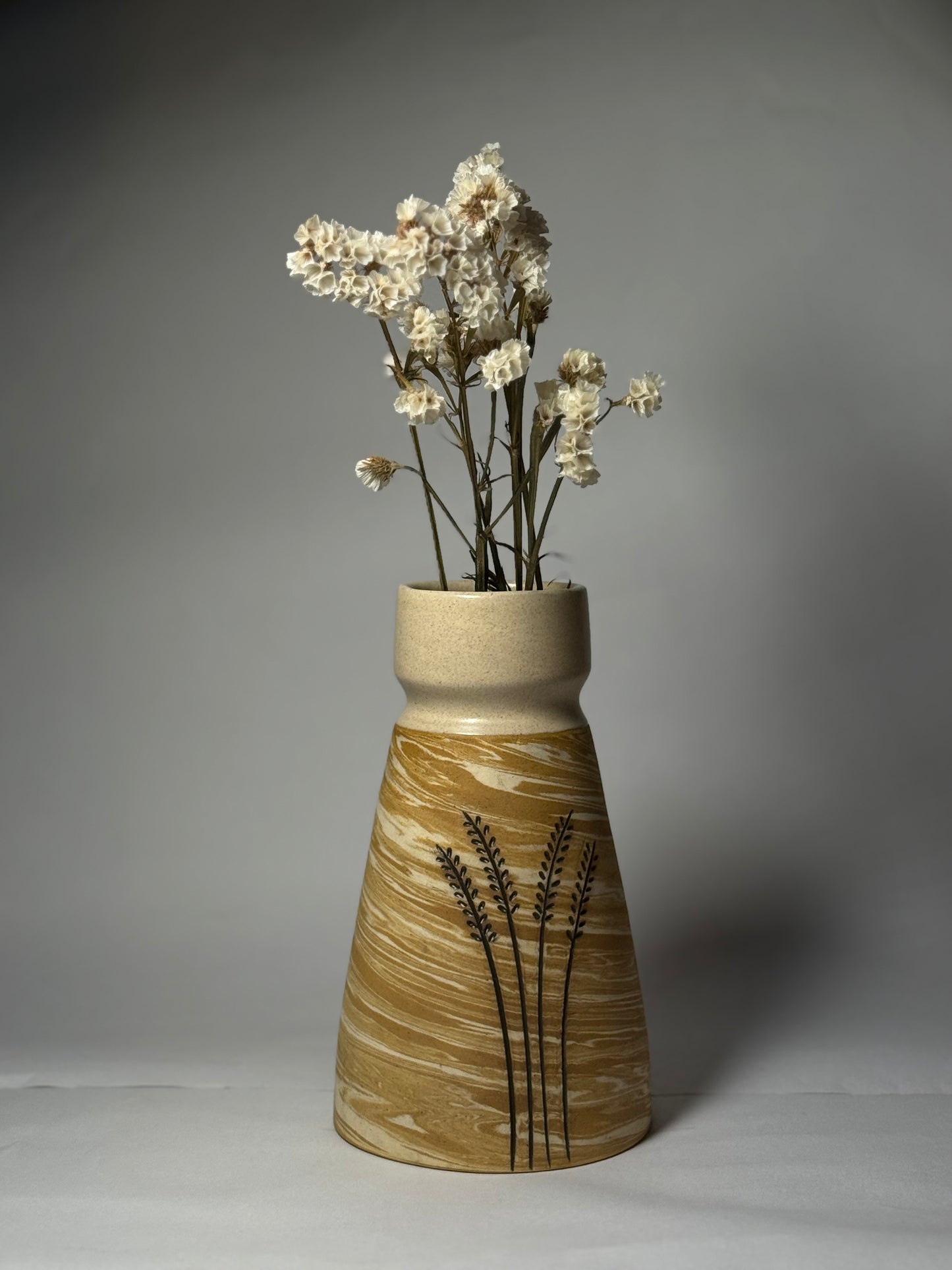 "Harvest Whisper" Ceramic Vase
