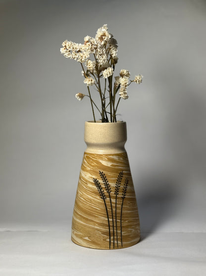 "Harvest Whisper" Ceramic Vase